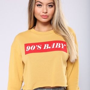 Fashion nova 90s baby sweater